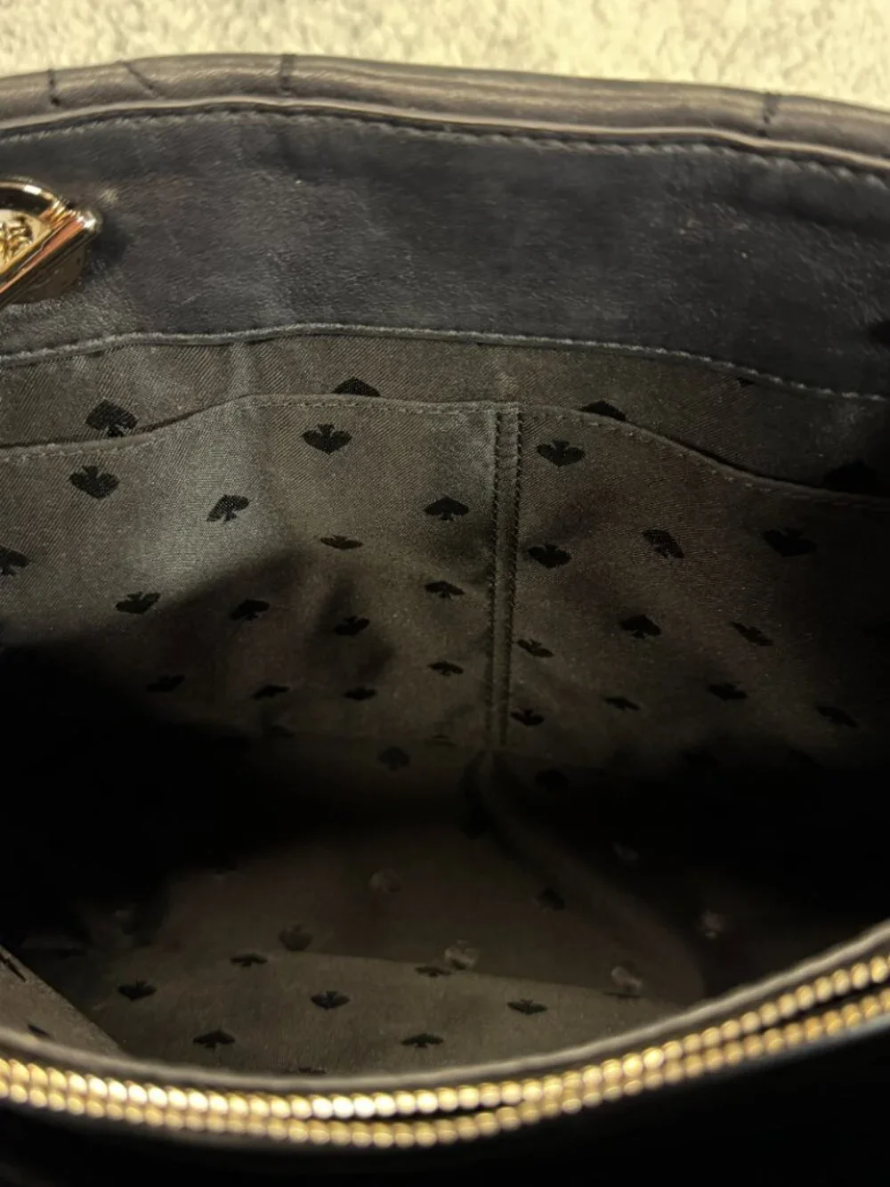 KATE SPADE New York Meena Briar Lane Quilted Black Purse